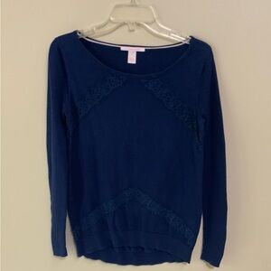 Victoria’s Secret Dark Blue Lightweight Women’s Sweater Size Small